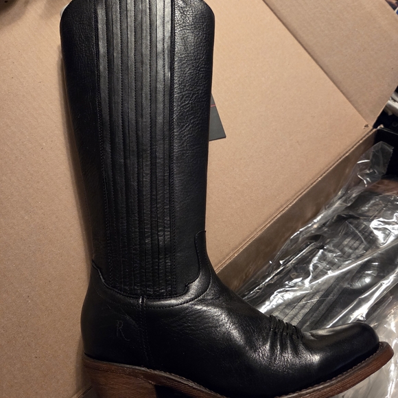 Reba Smooth Cowhide Boots - Picture 1 of 6